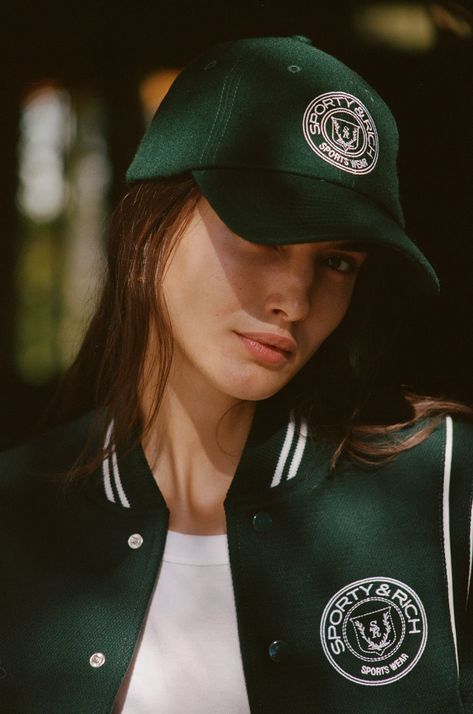 Varsity Capsule – Sporty & Rich Preppy Branding, Sporty And Rich Aesthetic, Country Club Style, Rich Clothes, Working Out Outfits, Mens Casual Outfits Summer, Photoshoot Idea, Retro Sport, Sporty And Rich