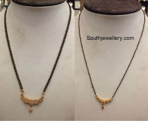 Kamaladevi Chattopadhyay, Karimani Chain Designs, Light Weight Mangalsutra Designs, Beads Mangalsutra Designs, Mangalsutra Chain, Black Beads Mangalsutra, Black Beads Mangalsutra Design, Gold Jewelry Outfits, Jewellery Bridal