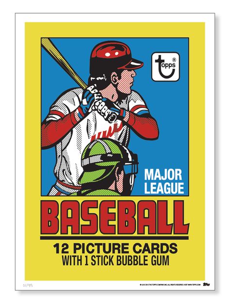 Topps adds vintage baseball card wrappers to its wall art offerings - Beckett News Bubble Gum Cards, Baseball Posters, Baseball Art, Baseball Pictures, Baseball Memorabilia, Card Boxes, Vintage Tin Signs, Chewing Gum, Vintage Baseball