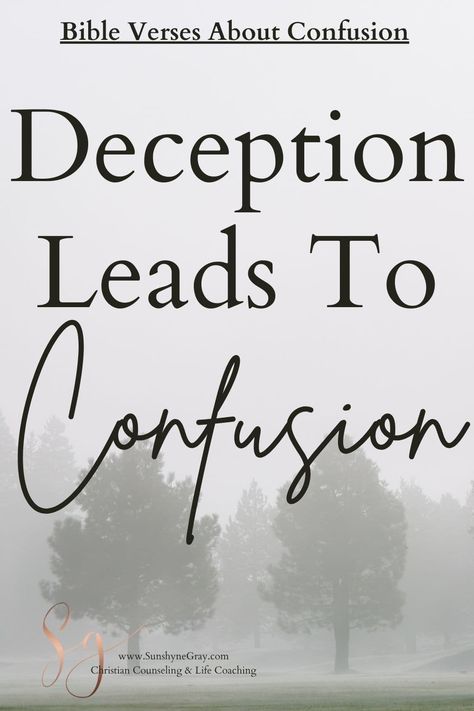 God's Word is one of the best ways to overcome confusion. It is also important that you notice when you are constantly having confusing thoughts and feelings. Constant confusion is worth taking a closer look at, being mindful that someone might be creating confusion in your life. Confusion is always a red flag I pay attention to- it doesn't necessarily mean something evil is happening, but it does require a closer look. #bibleverses #christian Confusing Thoughts, Being Mindful, Spirit Of Truth, False Prophets, Peace Of God, Bible Prayers, Red Flag, Thoughts And Feelings, Trust God