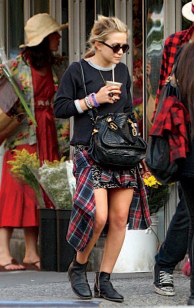 Outfits Party Night, Ashley Olsen Style, Chloe Paraty, Olsen Fashion, Olsen Twins Style, Grunge Chic, Olsen Twins, Mary Kate Olsen, Grunge Look