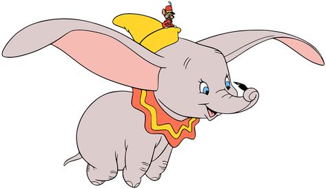 Dumbo Illustration, Characters Easy To Draw, Disney Dumbo Tattoo, Disney Characters Easy, Dumbo Characters, Dumbo Tattoo, Dumbo Birthday, Western Clipart, Tattoo 2023