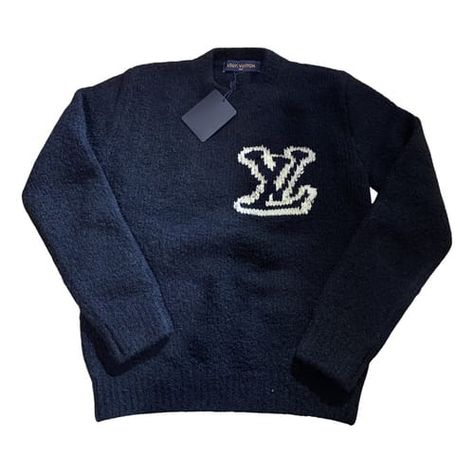 Louis Vuitton Men's Knitwear & Sweatshirt | Buy or Sell LV Clothes - Vestiaire Collective Louis Vuitton Sweatshirt Men, Men Louis Vuitton Outfit, Louis Vuitton Sweatshirt, Lv Clothes, Louis Vuitton Outfit, Digital Wardrobe, Men's Knitwear, Pre Owned Louis Vuitton, Ami Paris