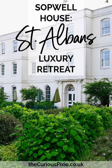 This impressive country house spa hotel sits in 12 acres of countryside just south of South Albans, surrounded by peaceful fields, rustling trees and the blissful sounds of chirping birds. The idyllic spot is only a 20 minute train ride from London and a 5 minute taxi journey from the St Albans station. Check out the photos of our luxurious stay! #stalbans #sopwellhouse #travel #luxurytravel #spahotel #luxuryhotels #ukhotels #luxuryspa #countryhousehotel House Spa, Chirping Birds, Europe Train Travel, Country House Hotels, London Look, St Albans, Train Ride, Luxury Retreats, Travel Blogging