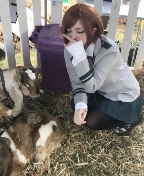 Ochako Cosplay, Ua Students, Uraraka Cosplay, Ochaco Uraraka, Cosplay Inspo, Character Aesthetics, Ochako Uraraka, Space Girl, Anime Pfp