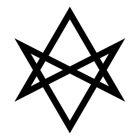 Demonic Signs, Unicursal Hexagram, Like Symbol, Esoteric Symbols, Men Of Letters, Chaos Magic, Aleister Crowley, Occult Symbols, Magic Squares