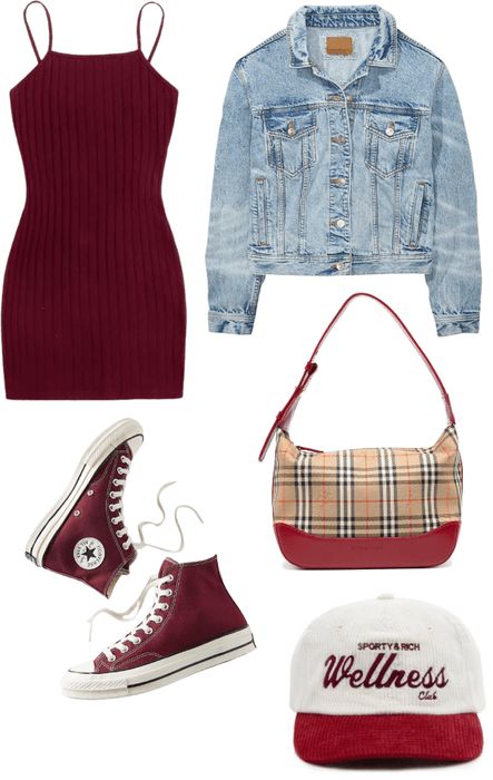 Maroon Concert Outfit, Maroon 5 Concert Outfit, Maroon Outfit Aesthetic, Maroon Converse Outfit, Maroon Jeans Outfit, Maroon Outfit Ideas, Fsu Gameday Outfit, Ideas For Converse, Maroon Outfits