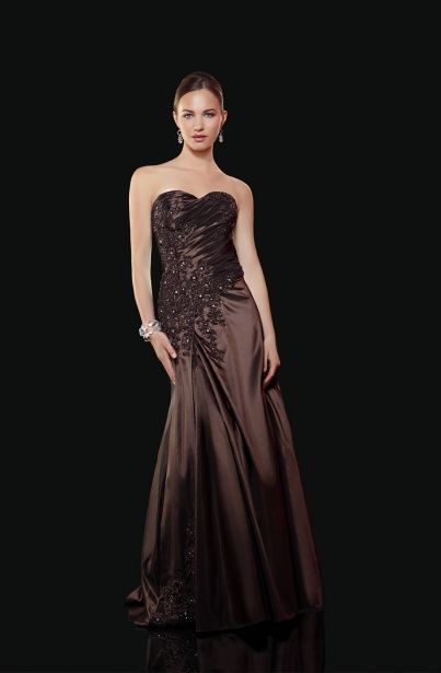 Style M886 Floor Length Gown, Natalie Portman, Dress Collection, Strapless Dress Formal, Floor Length, One Shoulder Formal Dress, Your Dream, Our Wedding, Platinum