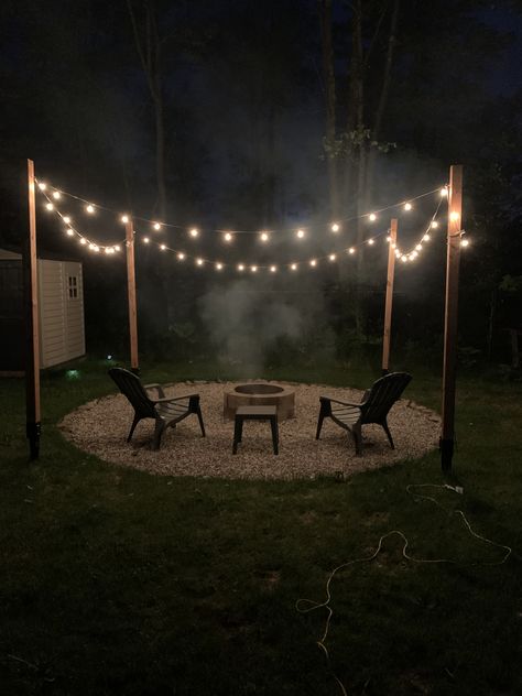 Fire Pit Ideas Backyard On A Budget Easy, Camper Fire Pit Ideas, Easy Backyard Renovations, Small Fire Pit Area On A Budget, Small Fire Pit Ideas Backyard On A Budget, Easy Fire Pit Area, Camping Area Design Plan, Camp Site Decor Ideas, Small Firepits Backyard Ideas