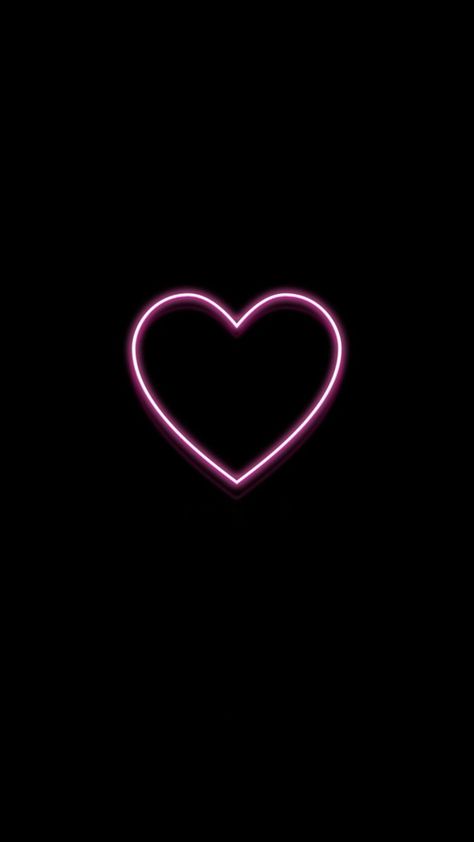 Heart Wallpaper Desktop, Neon Heart Wallpaper, Black Heart Background, Top Notch Wallpaper, Notch Wallpaper, Wallpaper Heart, Neon Heart, Heart Background, Heart Wallpaper