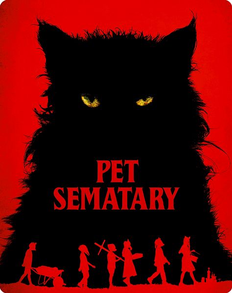 Pet Sematary Poster, Sematary Poster, Classic Scary Movies, Thriller Video, Pet Cemetery, Pet Sematary, Horror Novel, Secret Life Of Pets, Blu Ray Movies