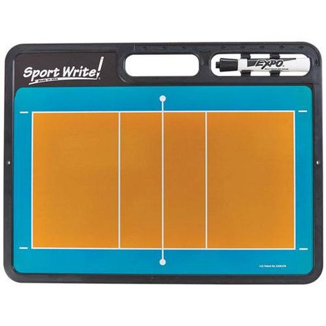 Sport Write Pro Volleyball Board Main Image Pro Volleyball, Volleyball Training Equipment, Volleyball Coaching, Volleyball Equipment, Volleyball Coach, Volleyball Training, Marker Board, Volleyball Drills, Sport Volleyball