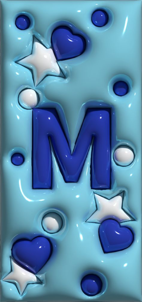 Blue Bubble Letters 'M' Lock Screen Background B&m Wallpaper, 3d Wallpaper Cute, Hello Kitty Wallpaper Hd, Jelly Wallpaper, Whatsapp Wallpaper Cute, 3d Wallpaper Iphone, Wallpaper Iphone Love, Bubbles Wallpaper, Simple Phone Wallpapers