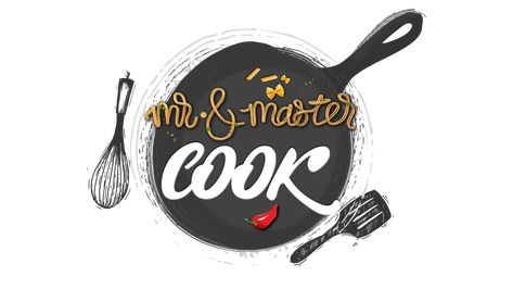 Mr. & Master Cook - TV Show, Logo design Cooking Show Logo, Tv Show Logo Design, Show Logo Design, Tv Show Logo, Cooking Logo, Show Logo, Kitchen Logo, Food Stations, Cooking Show