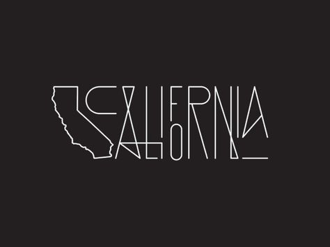 california. Inspiration Typographie, California Tattoo, California Love, California Dreaming, Typography Letters, Typography Inspiration, Type Design, 로고 디자인, Love People