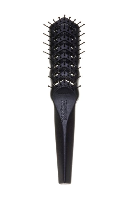 Denman D100 Tunnel Vent Brush. http://www.denmanbrush.com/acatalog/Denman-D100-Tunnel-vent-brush.html Men Black Hair, Thick Straight Hair, Denman Brush, Tangled Hair, Styling Hair, Styling Brush, Hair Detangler, Natural Shapes, Blow Dry