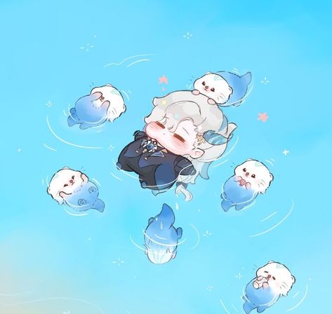 Otter Pfp, Save The World, Cute Little Drawings, 영감을 주는 캐릭터, 귀여운 동물, Otters, Cute Icons, Anime Chibi, Anime Character