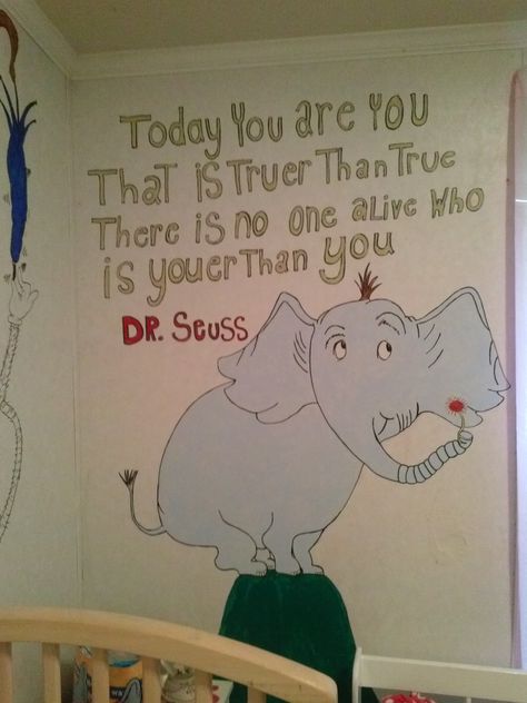 Dr suess Horton hears a Who themed nursery perfect for a boy or a girl Horton Hears A Who Quotes, Horton Hears A Who Classroom Decorations, Party Girl Quotes, Positive Perspective, Dr Seuss Activities, Fitness Trail, Pink Lemonade Party, Horton Hears A Who, Seuss Quotes