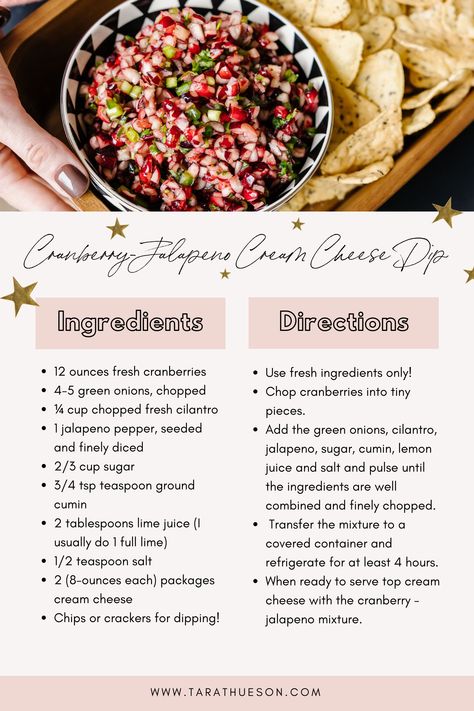 Dips you'll love this season – Tara Thueson Fall Dips, Tara Thueson, Cranberry Uses, Jalapeno Cream Cheese Dip, Jalapeño Dip, Cranberry Dip, Cranberry Jalapeño, Jalapeno Dip, Cream Cheese Dip