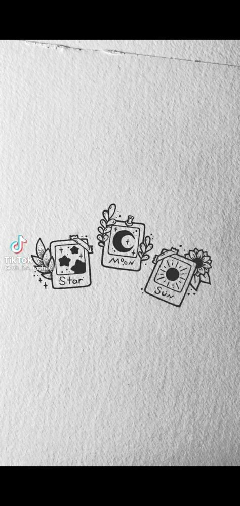 Aesthetic Friend Tattoos, Matching Tattoos 3 Friends, Matching Tattoos For 3 Best Friends, 3 Bff Tattoos, Mini Matching Tattoos Couples, Matching Tattoo For 3, Bestie Tattoos For 3, Bff Doodles, Mini Matching Tattoos Best Friends