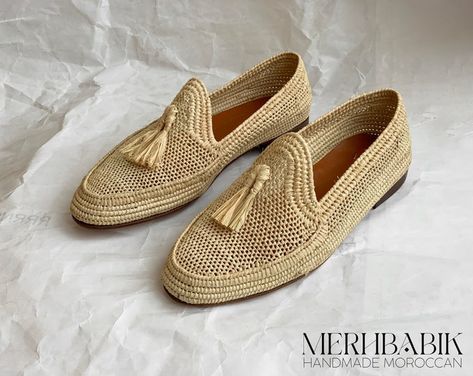 IsliAndTisli - Etsy Chile Straw Slippers, Moroccan Shoes, Raffia Shoes, Be Independent, High Quality Shoes, Women Artisans, Tie Shoes, Handmade Shoes, Beautiful Shoes