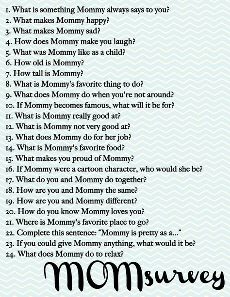 24 questions to ask your kids for Mother's Day  Answers are pretty funny! Questions To Ask Your Kids, Kids Questions, Parenting Skills, Mom Day, Mors Dag, Mothers Day Crafts, Positive Parenting, Questions To Ask, Raising Kids