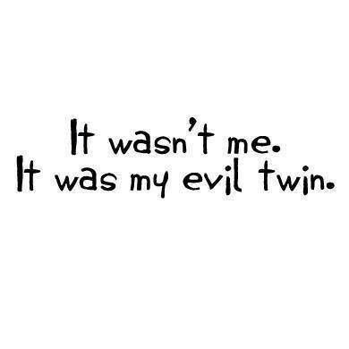 Evil Twin Trouble Quotes, Twin Quotes, Rainbows And Unicorns, Bail Money, Evil Twin, How Lucky Am I, Cute Rappers, Vintage Poster Art, Double Trouble