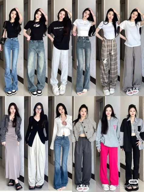 University Ootd, Korean College Outfits, Korean University, Dress Natal, Outfits Uni, Modest Fall Outfits, Ootd Korean, Fashion Airport, Simple Casual Outfits