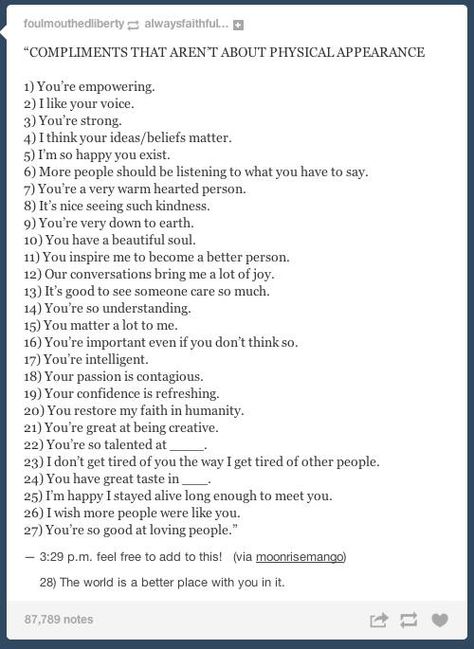 Compliments that aren't about physical appearance. I Like Your Voice, Prompts Dialogue, Otp Prompts, Physical Appearance, Writing Dialogue Prompts, Dialogue Prompts, Writing Inspiration Prompts, Writing Characters, Writing Dialogue