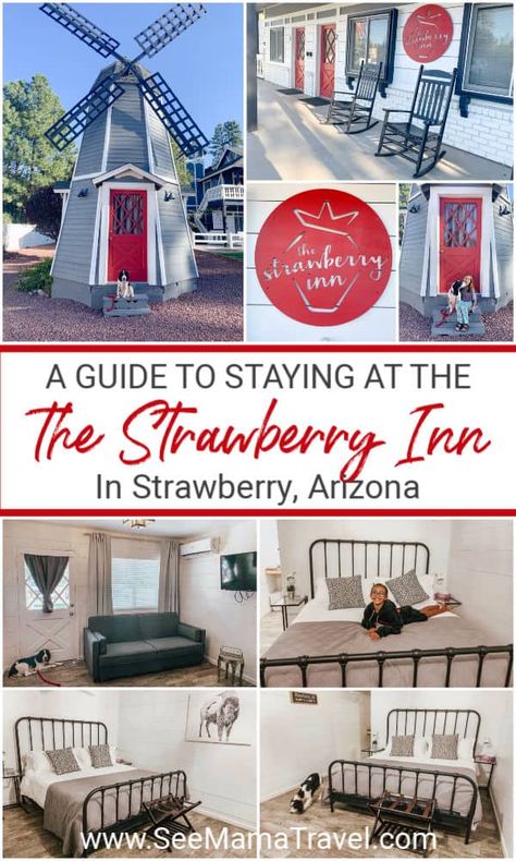 Guide to Staying at the Strawberry Inn, Strawberry Arizona. Where to stay near Payson, Arizona Getaway, the cutest dog-friendly hotel in Payson Az #arizona #travel #weekendgetaway #strawberryinn #payson Strawberry Arizona, Payson Arizona, Payson Az, Visit Arizona, Dog Friendly Hotels, Arizona Road Trip, Honeymoon Hotels, Hawaii Honeymoon, Michigan Travel