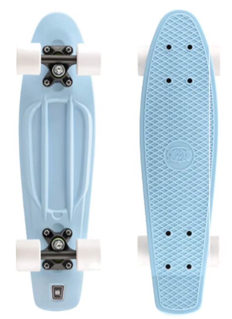 Blue Skateboard Aesthetic, Penny Board Design, Dr Belongings, Bee Birthday Cake, Skate Vibes, Apple Watch Bands Fashion, Kids Skateboarding, Penny Skateboard, Penny Board