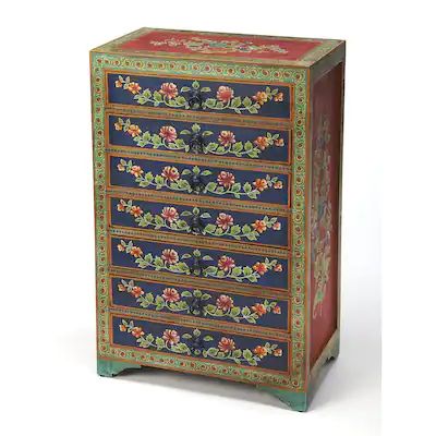 Meranti Wood, Painted Chest, Accent Chest, Accent Doors, Accent Cabinet, Hardware Finishes, Crafts Beautiful, Antique Dresser, The Seven