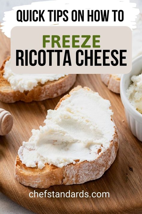 Can you freeze ricotta cheese? I will tell you all about freezing ricotta and the way you do it, so read on to find out how to do it properly. Meals You Can Freeze, Ricotta Cheese Recipes, Pancake Warmer, Ricotta Cheese, Freezer Meals, Frozen Food, Cheese Recipes, Hamburger Bun, Ricotta