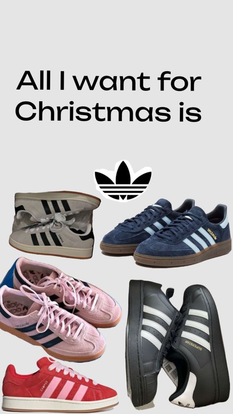 #inspo #vibes #wishlist #christmas #shoes #adidas #adidassambas Wishlist Christmas, Christmas Shoes, Shoes Adidas, Cute Fits, Your Aesthetic, Adidas, Energy, Nike, Sneakers