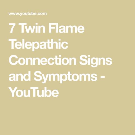 7 Twin Flame Telepathic Connection Signs and Symptoms - YouTube Telepathic Connection, Telepathic Communication, Gate Way, Twin Souls, Twin Flame Love, Spiritual Thoughts, Twin Flames, Signs And Symptoms, Spirit Guides