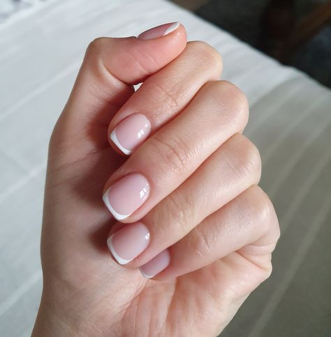 Short French Nails, Nails Classic, Short French, Small Nail, Nail Bed, French Tip Nails, French Nails, Short Nails, Nail Tips