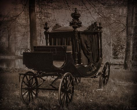 Carriage Elf fantasy fair Haarzuilen 2010 | Flickr - Photo Sharing! Gothic Carriage, Hearse Carriage, Diy Cemetery, Haunted Garage, Haunted Images, The Last Ride, Gothic Pictures, Creepy Christmas, Halloween Retro