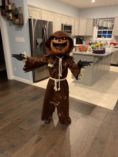 Creepy Pumpkin Costume, Diy Pumpkin Head Costume, Halloween Costumes For Boys 10-12, Scary Boy Costumes, Diy Boys Halloween Costumes, Scary Scarecrow Costume, Scary Kids Halloween Costumes, Scary Halloween Costumes For Kids, Kids Pumpkin Costume