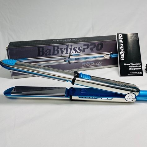 Babylisspro Nano Titanium Optima Optima Prima 3000 1-1/4" Straightener. Brand New Sealed Box Free 2-4 Day Shipping! - Affordable: Much Cheaper Than Walmart, Ebay, And Amazon (+$190). - High-Quality Hair Straightener With Nano Titanium Tech. - Precision Temp Control For All Hair Types. - Smooth Plates For Snag-Free Styling! Mini Straightener, Hair Straighteners Flat Irons, Mini Iron, Doctor Picture, Hair Dryer Brush, Straighten Iron, Ceramic Hair, Styling Iron, Dry Brushing