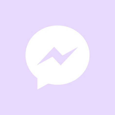 Messenger thumbnail for app shortcut Messenger Icon Aesthetic Purple, Messenger Icon Aesthetic, App Icon Messenger, Lavender Icons, Ios Inspiration, Purple App Icon, Messenger Icon, Pastel Color Wallpaper, Purple Icon