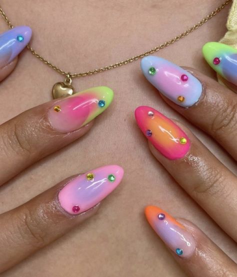 Easy Pride Nails, Pride Nails, Airbrush Nails, Summery Nails, Clothes And Shoes, Easter Nails, Professional Tools, Manicure Y Pedicure, Minimalist Nails