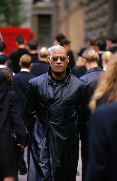 Laurence Fishburne Morpheus The Matrix, Korn Ferry, Lawrence Fishburne, Matrix Fashion, Matrix 1999, Matrix Movie, Matrix Film, Laurence Fishburne, The Matrix Movie