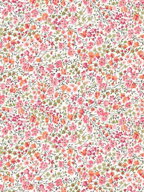 Thorpe is named after the artist John Hall Thorpe, whose early-1900s paintings inspired its dense floral layout. Drawn and coloured in 1968, its flourishing design evokes the classic style of '30s Liberty florals. Composition: 100% Cotton Roll Width (finished/usable): 1.36m/1.33m Weight: 76 g/sqm, 104g/lm Care: Wash 40oC, line dry Fabric Type: Tana Lawn™ Cotton Name: Phoebe  USAGE Including but not limited to: Adult & Kids Fashion - Dresses, Pyjamas, Trousers, Shirts, Skirts, Tops Accessories - Free Fabric Patterns, 1900s Paintings, Dainty Patterns, Aesthetic Fabric, Ipad Backgrounds, Motifs Art Nouveau, Pink Floral Wallpaper, Spring Designs, Cute Summer Wallpapers