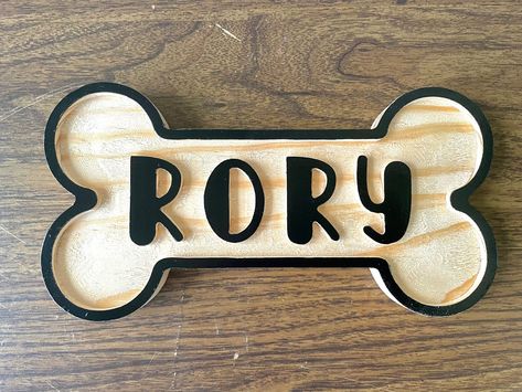 Dog House Decor, Dog Name Sign, Red Mahogany Stain, Rainy Day Crafts, Personalized Pet Gifts, Dog Presents, Home Dog, Wood Dog, Oak Stain