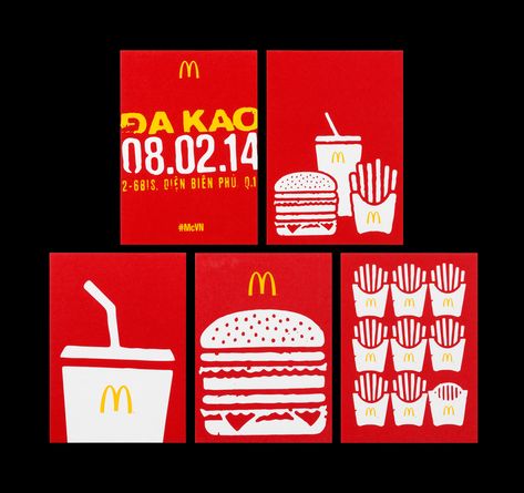 McDonalds Vietnam on Behance Package Design Inspiration, 포트폴리오 레이아웃, Andre The Giant, Fast Food Chains, Logo Food, Waiting In Line, Creativity And Innovation, Global Brands, Unique Logo