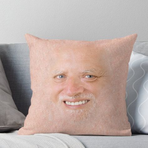 Hide The Pain Harold Throw Pillow Hide The Pain Harold, Funny White Elephant Gifts, Prank Ideas, Bad Gifts, Mermaid Cove, Funny Pillows, Mothers Day Breakfast, Goofy Pictures, Fall Pictures