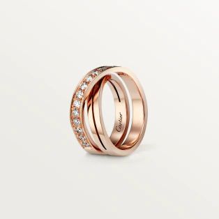 Luxury rings for women: eternity rings, ring styles- Cartier Cartier Wedding Rings, Cartier Earrings, Cartier Necklace, Cartier Jewelry, Luxury Rings, Ring Rose Gold, Jewelry Rings Diamond, Pink Ring, Cartier Ring