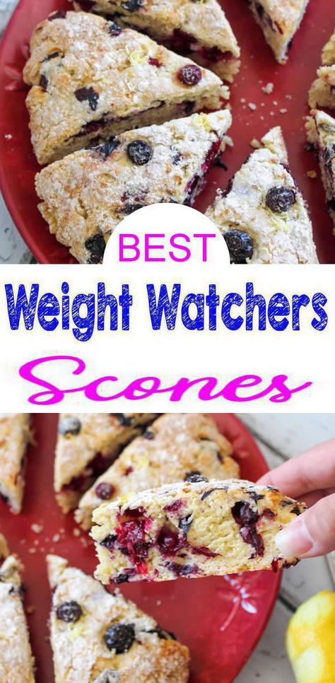 Check out this Weight Watchers Scones. Easy WW recipes for the BEST blueberry scones.Learn how to make Weight Watchers scones w/ this WW diet recipe.No need to buy store bought Weight Watchers desserts when u can make homemade DIY WW scones. Easy WW recipes for beginners & perfect to add to WW meal plan.WW breakfast, WW snacks idea. Great New Years healthy eating or Valentines.Check out BEST Weight Watchers #blueberry scone recipe #easyrecipe Weight Watcher Snacks, Lemon Blueberry Scones, Weight Watchers Muffins, Weight Watcher Desserts, Ww Breakfast, Plats Weight Watchers, Bbq Desserts, Breakfast Pastry, Ww Recipe