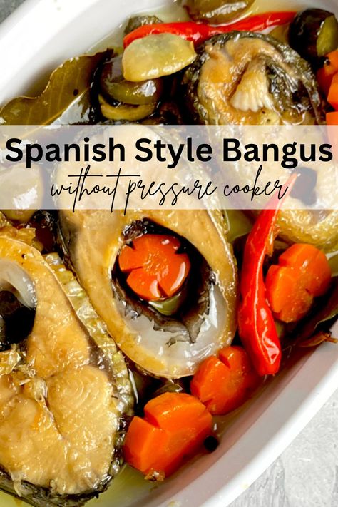 Spanish Style Bangus without Pressure Cooker