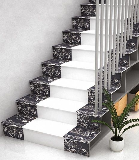 Tiles Design For Steps Staircase Tiles Design, Stairs Tiles Design, Tiled Staircase, Marble Flooring Design, Staircase Design Modern, New Ceiling Design, Flooring For Stairs, Stairs Design Interior, Interior Ceiling Design